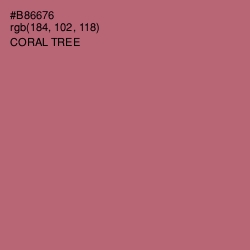 #B86676 - Coral Tree Color Image